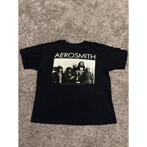 Vintage Band T-Shirt AEROSMITH America's Greatest Concert Tee Black XXL 2XL